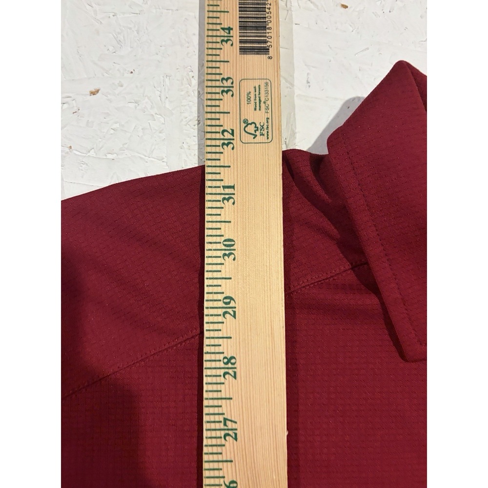 Cutter & Buck Washington University St Louis Men's XL Polo Shirt Red College - Picture 8 of 9
